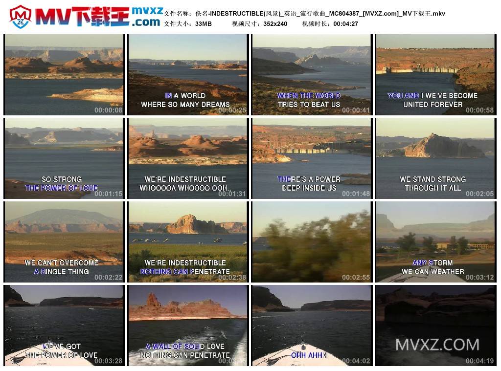 佚名-INDESTRUCTIBLE(风景)_英语_流行歌曲_MC804387